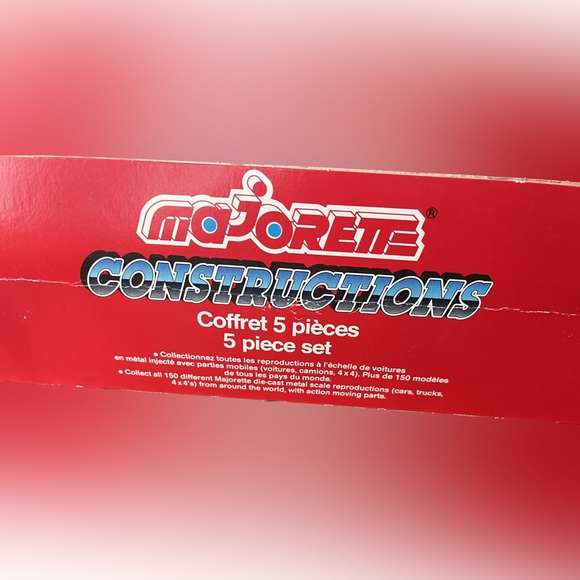 Vtg 80’s Majorette CONSTRUCTIONS 5 Piece Set - Picture 2 of 4